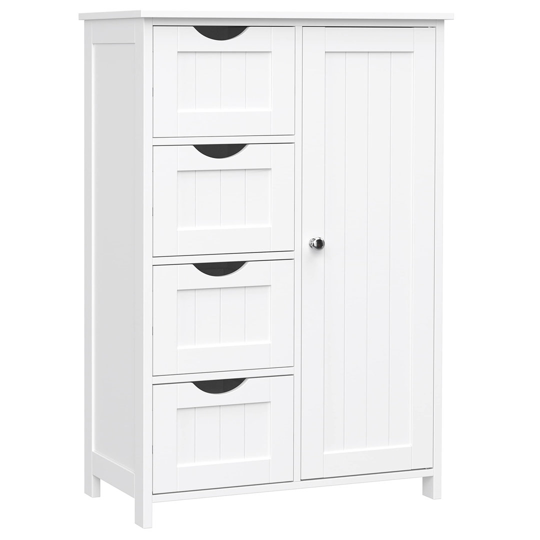 Foscot 55Cm W x 82Cm H x 30Cm D Free-Standing Bathroom Cabinet
