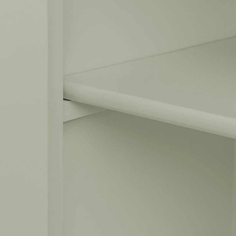 Beven 240cm H x 100cm W Library Bookcase, Tan