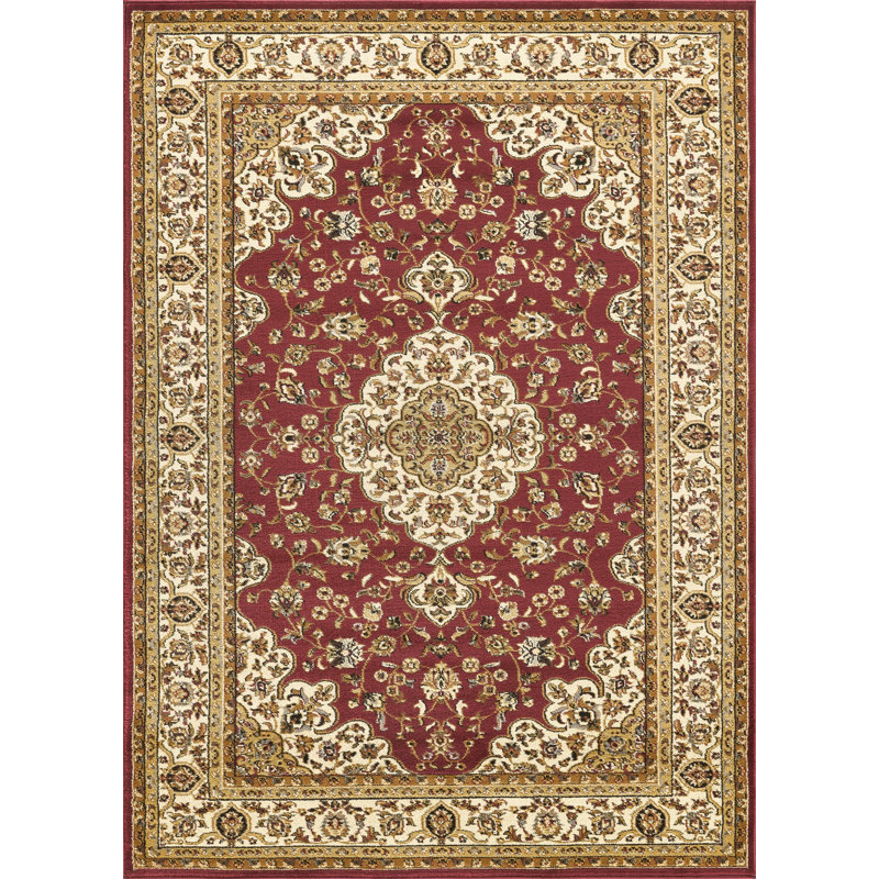 Elvia WF_VIN5002 Red 5'3" x 7'3", 5'3"x7'3"
