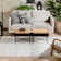 Melody Beige Shag Tribal Moroccan Trellis Soft Area Rug