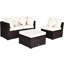 Mykeya 74cm Wide Patio Sofa with Cushions