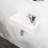 Wall Mounted Ceramic Bathroom Sink - 14.6X7.39 Inch, White, Stain , Rectangular, Faucet Hole Offered Inch Mount, Provided