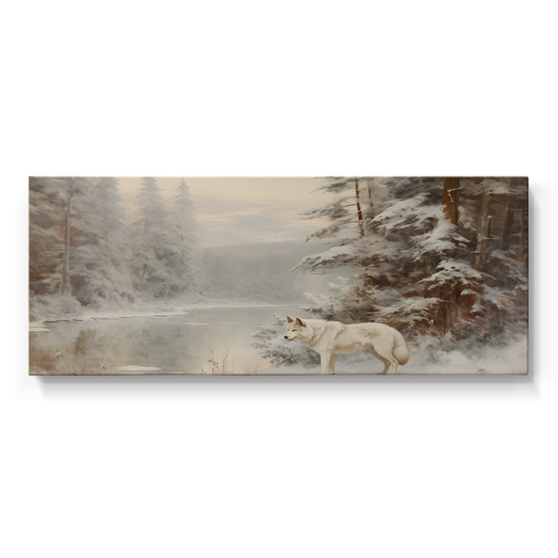 Série paysage - CMXCV - Toile tendue avec châssis - Prêt à accrocher, H 12 po x l 30 po