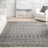 Amanuel Moroccan Geometric Area Rug in Dark Gray-1463432672