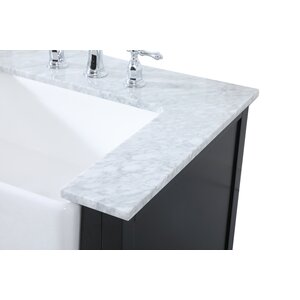 Etta Avenue™ Paget 60'' Double Bathroom Vanity with Marble Top ...