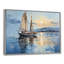 Bateau, voile, reflets I - art encadré de bateau côtier-668218039-606519662