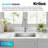 KRAUS Standart PRO™ Undermount 16 Gauge Stainless Steel Kitchen Sink-88929019