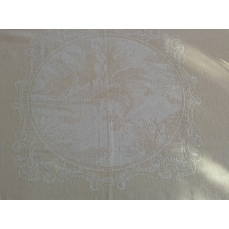 Nappe barocos, Gris, L 65 po x l 65 po