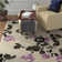 Tapis beige/mauve/gris touffeté à la main Robbin