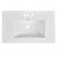 Meuble-lavabo de salle de bain avec lavabo en céramique de 30 po Conception moderne de l'espace de rangement abondant et de la structure de l'armoire d'évier à surface lisse - Finition résistante-835354379