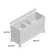 Brookfield 60'' W Single Bathroom Vanity Base
