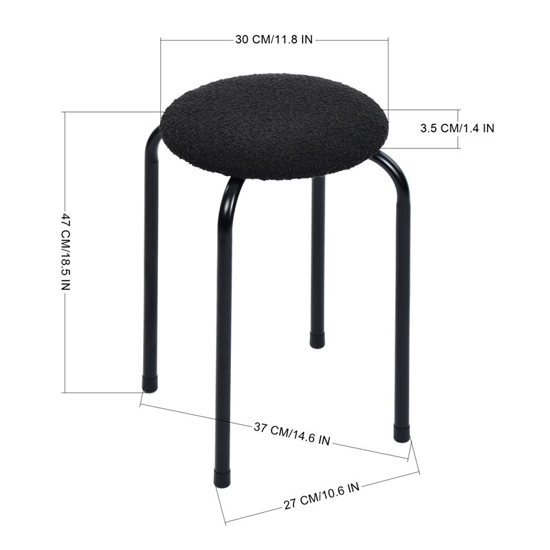 Conleigh Armless Stacking Chair