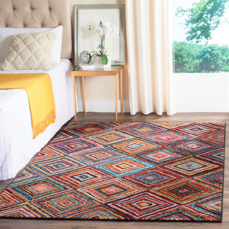 Miley Performance Geometric Rug, Rectangle 5'3" x 7'6"