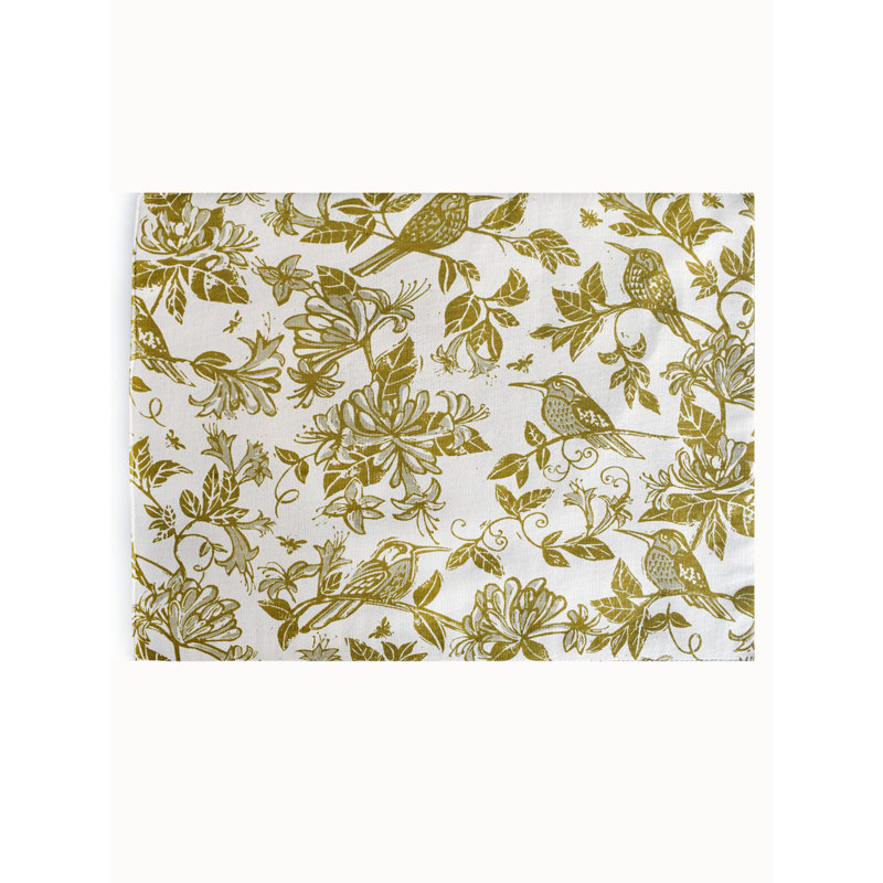 Ensemble de 4 napperons French Honeysuckle French Home - Chartreuse, Chartreuse