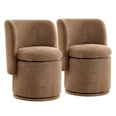 Fauteuil demi-tonneau pivotant Adrielle