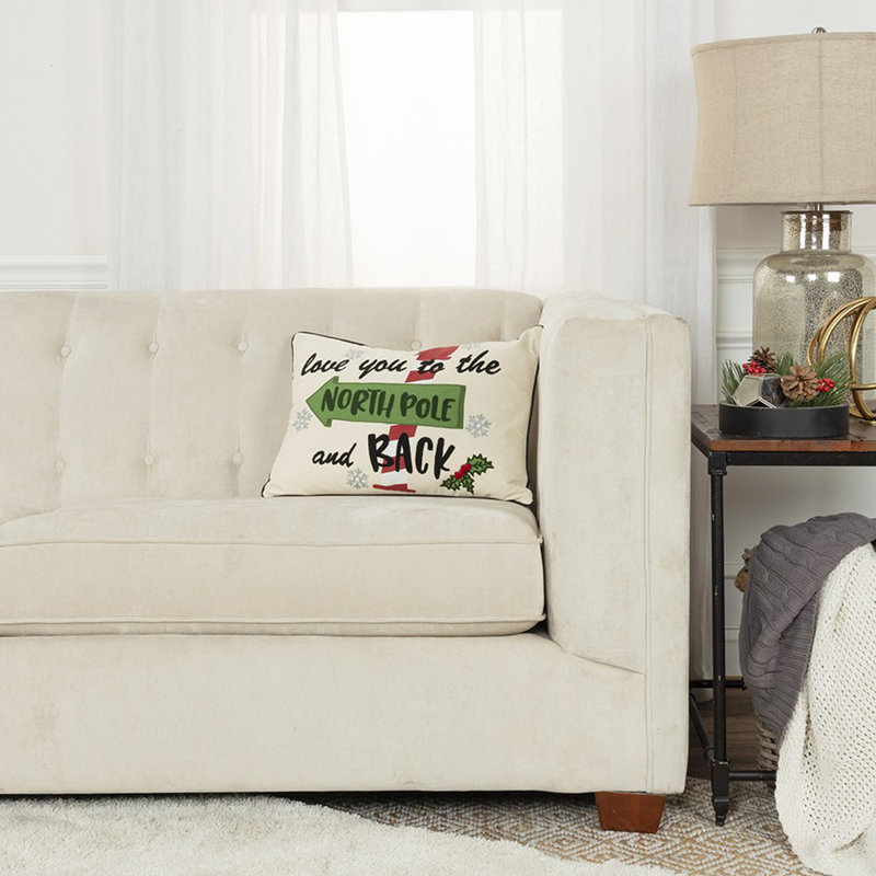 Coussin ivoire Love You To The North
