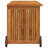 Water Resistant Acacia Solid Wood Deck Box in Brown