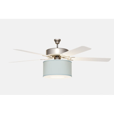 Ceiling Fan Linen Shade 8"D x 15" Dia. (Hand Made) + Fan Adapter kit + FREE Diffuser (Everything Needed In 1 Box)