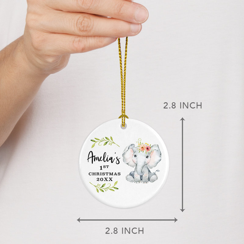 Ornement en forme de boule nommée Baby