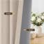 Rideaux 100% occultant en lin texturé et isolant uni pour le salon (50 po de largeur, ensemble de 2)-730080080-710143026
