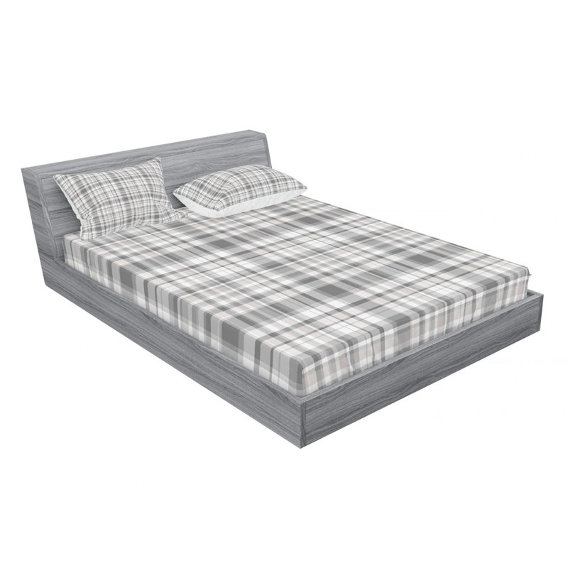 Diyanna Microfiber Plaid Sheet Set, Full Sheet Set with Fitted Sheet
