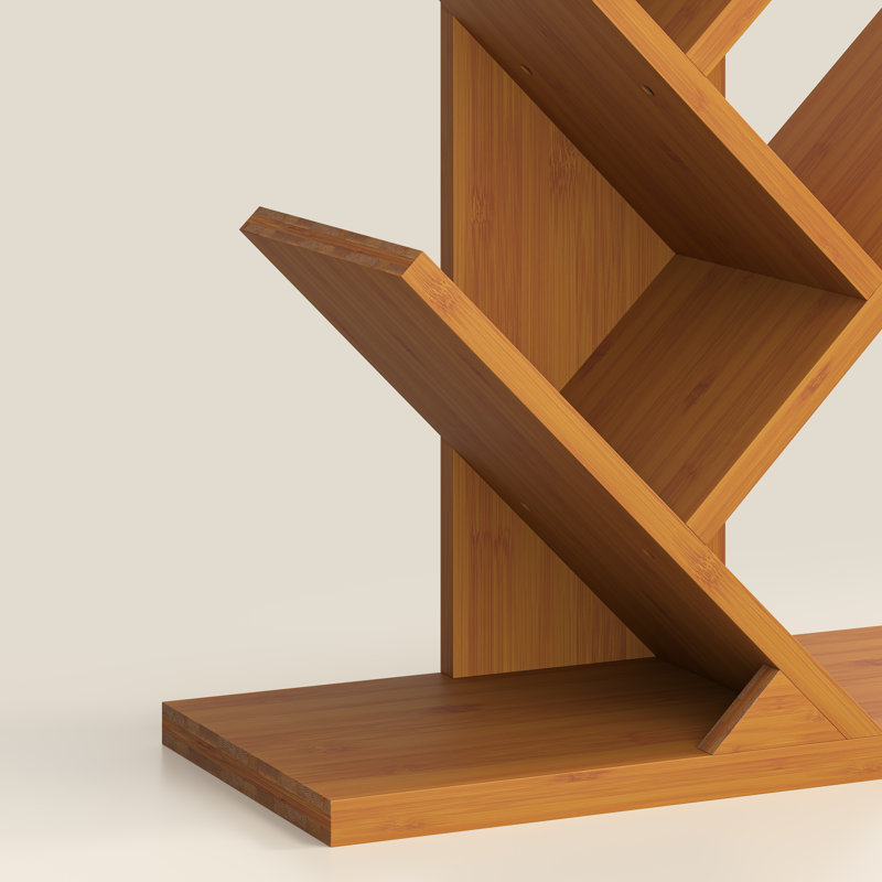 Bibliothèque Bamboo Tree - présentoir géométrique 51,19 po