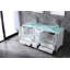 Ensemble de meuble-lavabo double 61,5 "avec miroir Roode-1406687236-1406687259