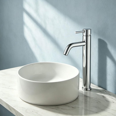 Robinet de lavabo de salle de bain à poignée simple Topcraft