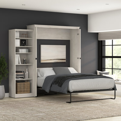 Murphy Bed with Shelving Unit