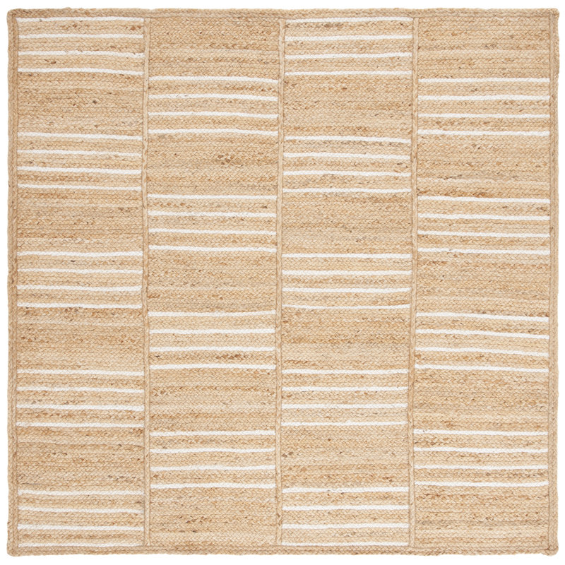 Esmarie Striped Indoor Rug, Square 6'