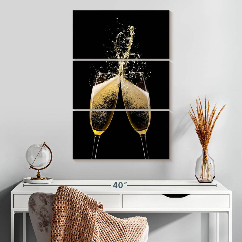 Champagne Yarlin, H 32 po x l 20 po