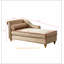 Chaise longue moderne avec revêtement en velours-93932695