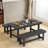 Julian High Density Polyethylene Outdoor Dining Stool 4-Piece Set