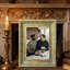 Cadre 3 photos doré antique pour photos et cadeaux de mariage 8 "x 10"