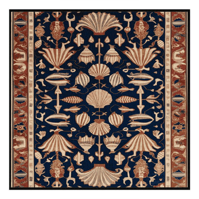 Tapis brun lavable à la machine