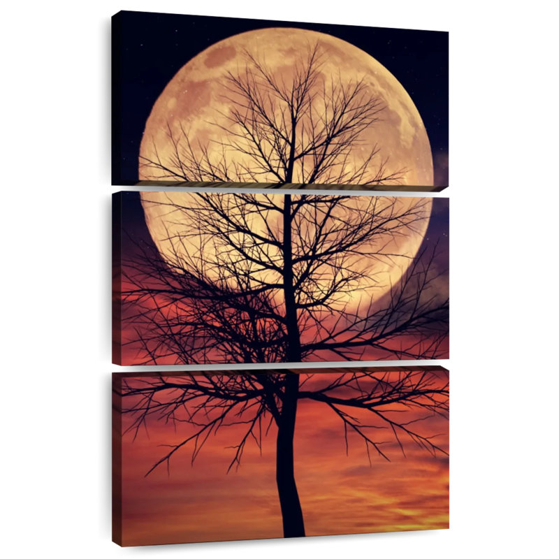 Oberle Mystic Moonlit Tree, 32" H x 20" W