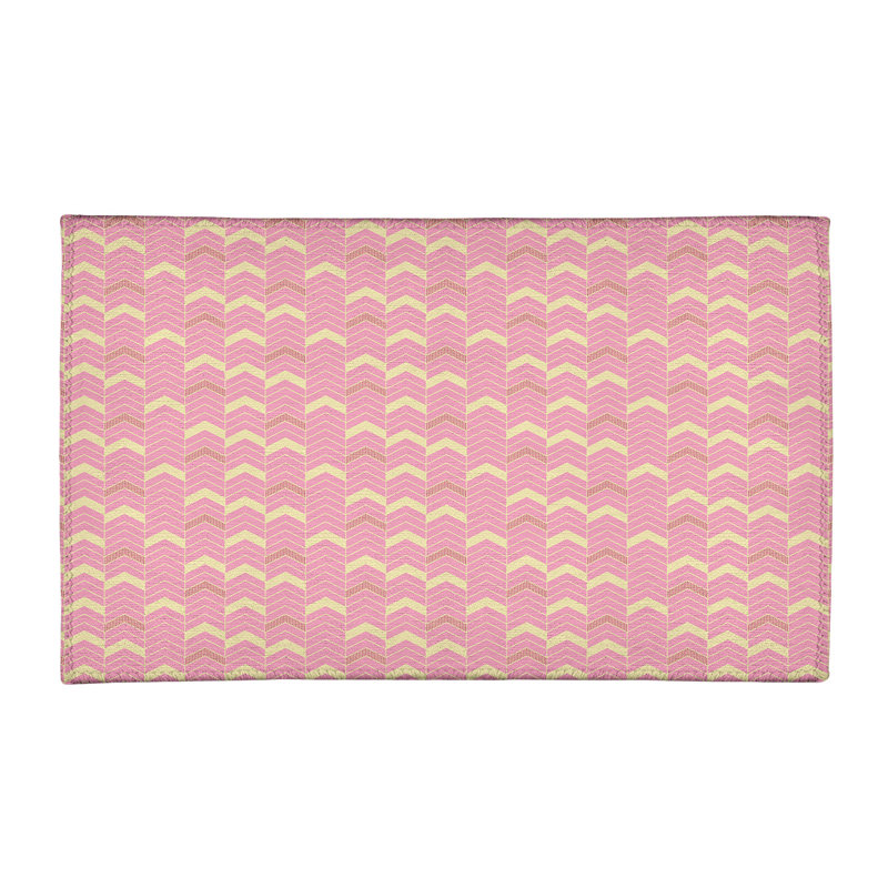 Chenille Chevron Indoor Rug, Rectangle 3' x 5'