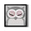 Chouette - peinture sur toile encadrée-744648928-744648930