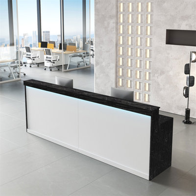 Bureau de réception moderne 71 "avec comptoir