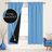 Deconovo 100 Percent Blackout with Liner Rod Pocket Curtain Panel Pair-75196904-75196910