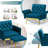 2 - Piece Velvet Living Room Set-1721673520