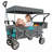 Push & Pull Utility Folding Wagon With Removable Canopy