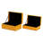 2 Piece Faux Leather Decorative Box Set