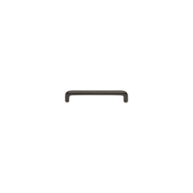 Wire Bar / Handle Pull, White Bronze Brushed, 3 1/2" 