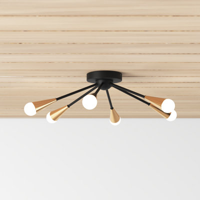 Andrea 6-Light Semi Flush Mount