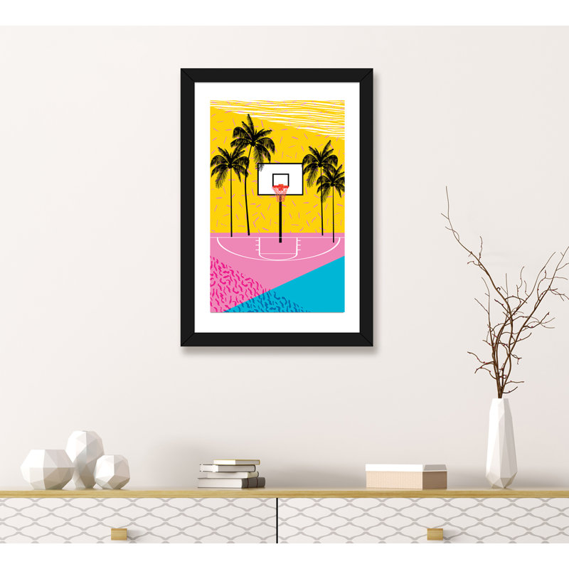 Dope - reproduction d'art, Blanc, H 24 po x l 16 po x P 1 po, Papier encadré de bois naturel