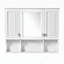 Armoire de salle de bain murale moderne avec rangement polyvalent et design élégant-405103915