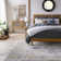 Cabe Machine Woven Oriental Yellow Area Rug