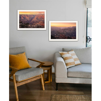 Alcott Hill ""Colors Of The Grand Canyon"" Framed Wall Art For Living Room, Wall Art Print For Home Decor, Bedroom Wall Art By Martin Podt -  Millwood Pines, A4F5EF9BE9114B52B7C5B0E9AEA2095F