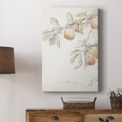 Vintage Floral Print XL -Gallery Wrapped Cavas